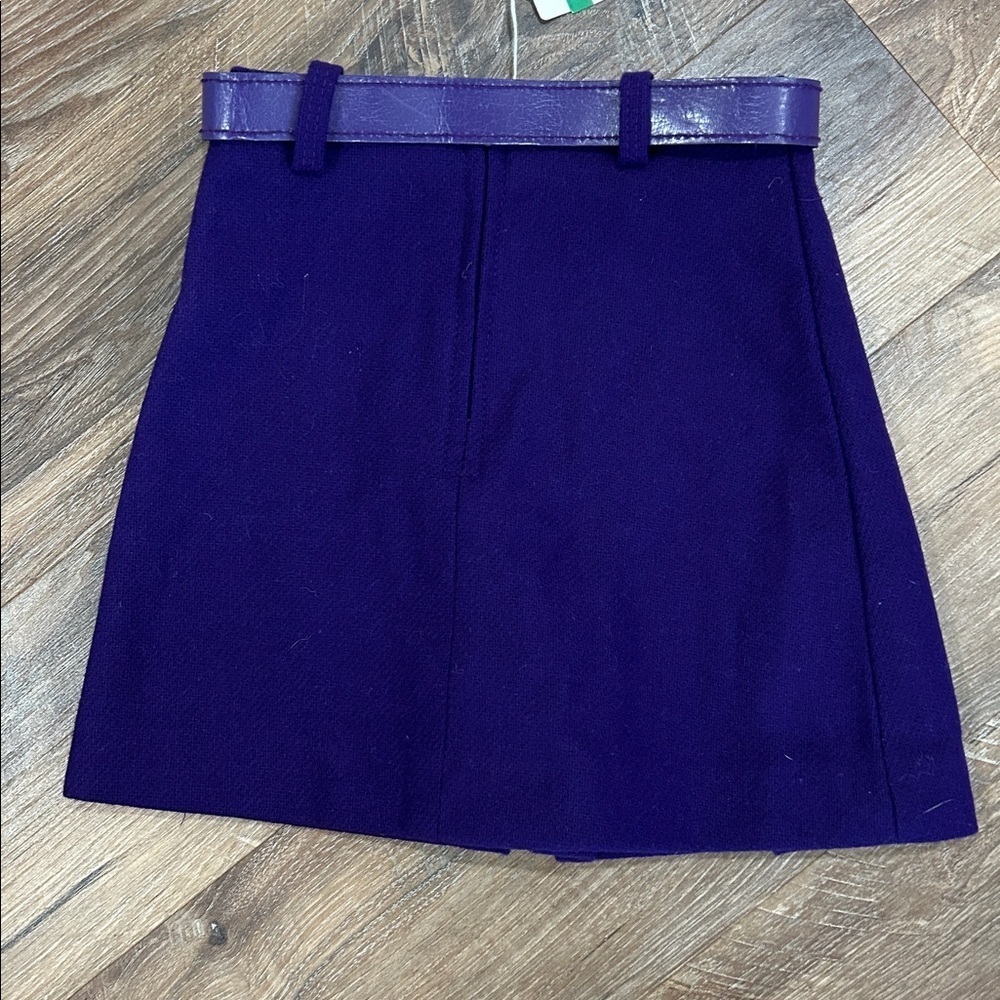 Vintage Stevens Fabrics Wool Skirt Girls Size 24/5 wonder bond fabric 85%Wool - Picture 10 of 15